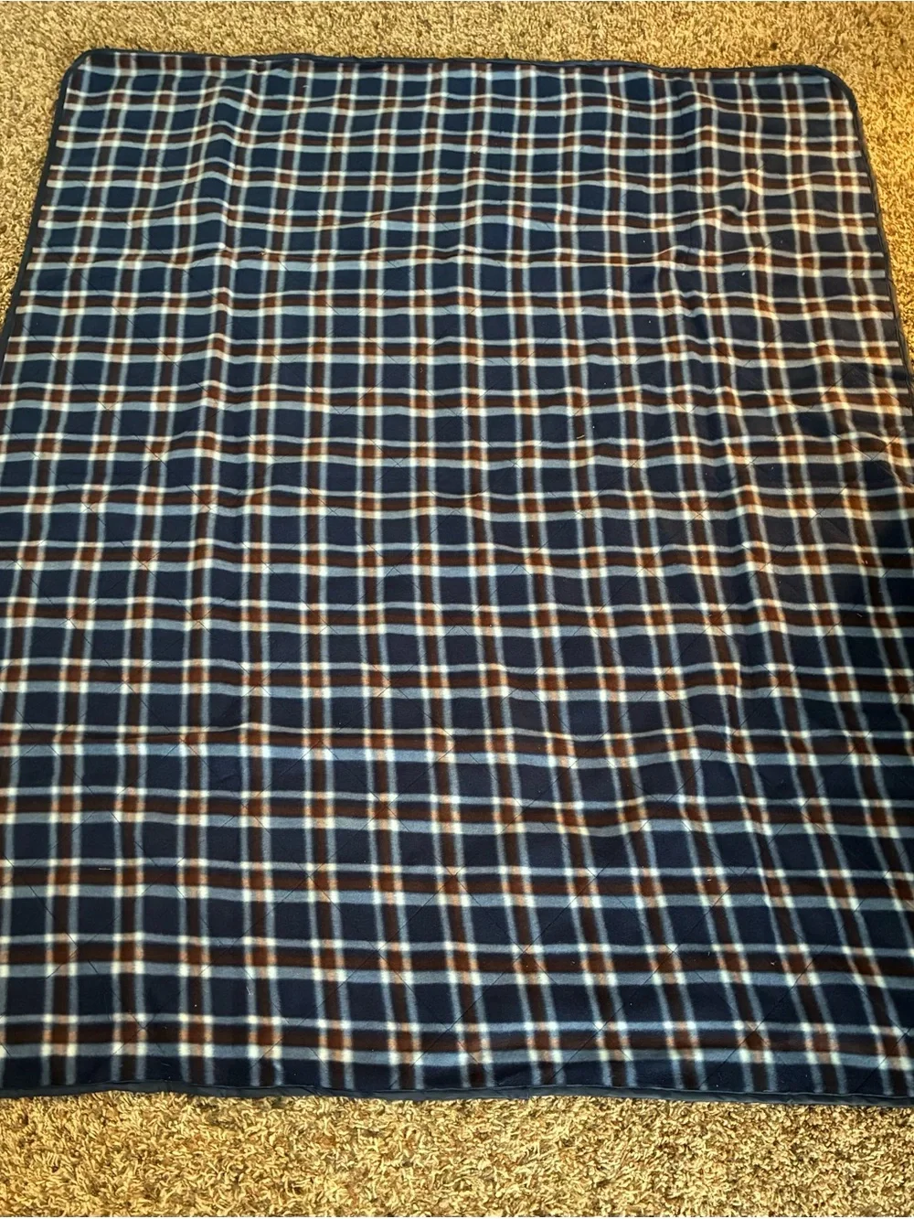 Northwest Territory Navy Blue Outdoor Picnic Blanket all in one tote/blanket.